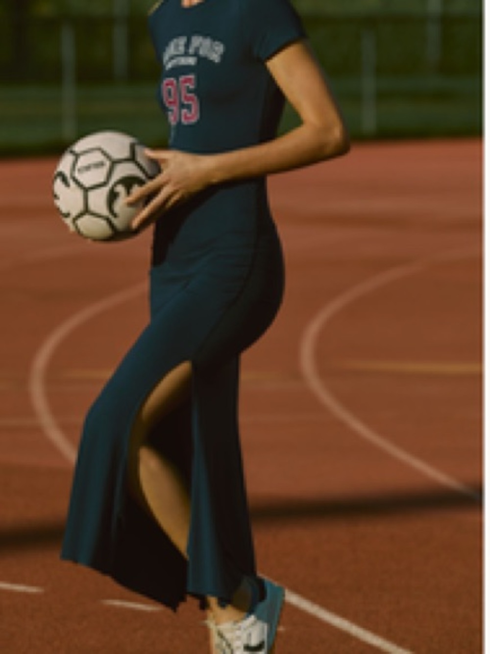Navy Athletic Maxi Dress 
“Daily Practice” by Anthropologie Size:S ~